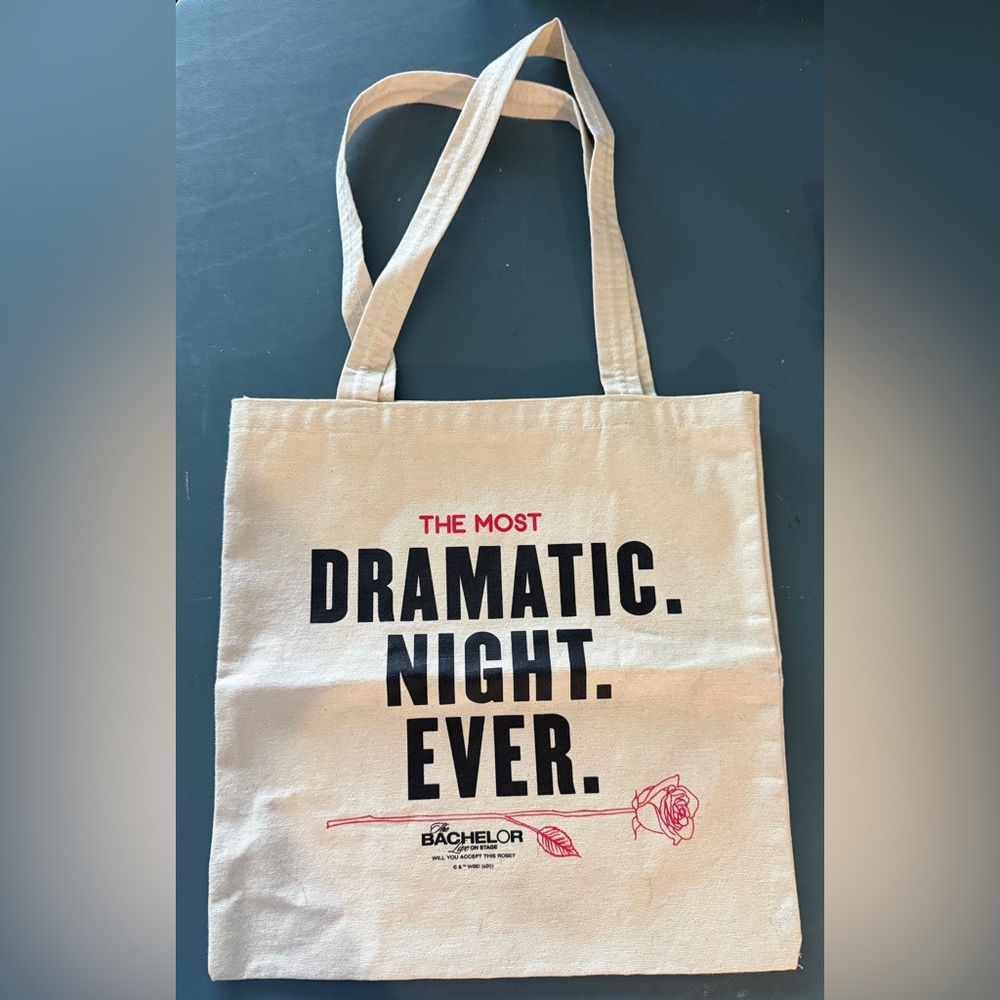The Bachelor Live on Stage! Most Dramatic Night Ever Canvas Tote Bag